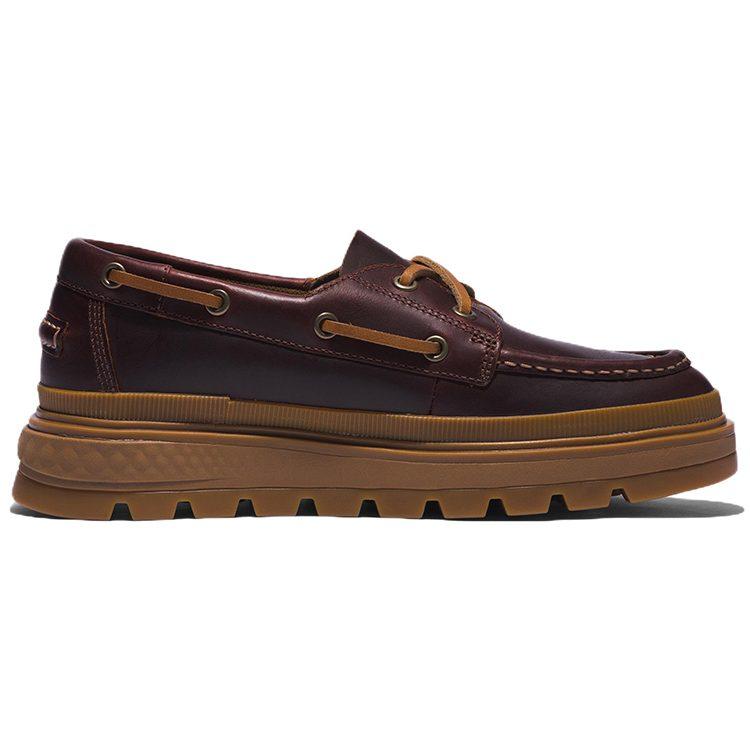 Timberland Ray City EK Leather Abrasion Resistant Low top Skateboard Shoes Women's Black Brown A2NGWD