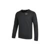Men's Reflective Logo Training Sports Running Long Sleeves Black T-Shirt DD4755-010