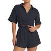 Zweiteiliger Anzug für Damen, Sommer, Musselin-Shirt und Hose, Kleidung, zweiteiliger Strandanzug, zweiteiliger Anzug für Damen