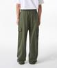 MUSINSA STANDARD One-Pleat Wide Cargo Sweatpants [Khaki]