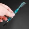 Portable Eyebrow Eyelash Shaper Eyelash Comb Double Head Eyebrow Brush Makeup Grooming Tool Foldable Mascara Brush