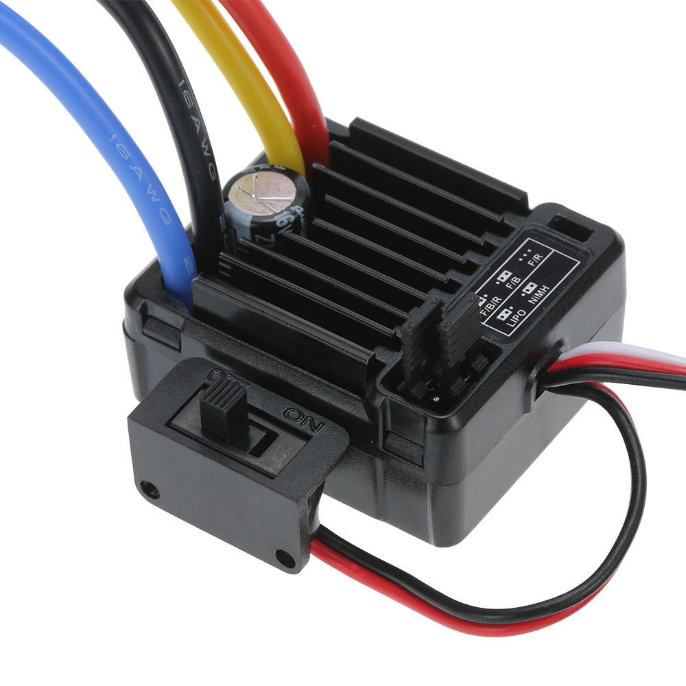 

WP 1060 RTR Waterproof Brushed 2S 3S 60A ESC for 1 10 Traxxas Redcat HSP HPI RC Car