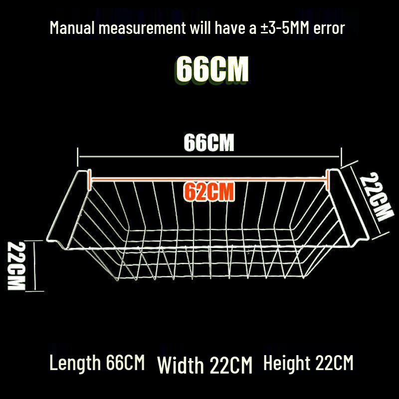 Refrigerator Storage Hanging Basket for Freezer and Dorm Organization