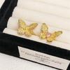 [Kingdee Qi Ring] Medieval Vintage Retro High-End Butterfly Zir*****Pen Ring Personality Niche