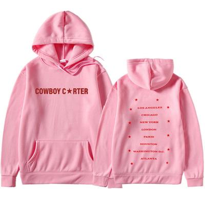 Beyonce Cowboy Carter Tour Gothic Hoodies Sweatshirts Merch Mens Women Clothing Hip Hop Oversized Pullovers Unisex