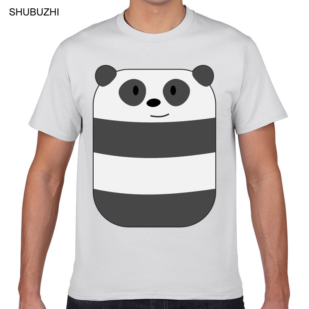 Tops T Shirt Men smiling panda Humor White Print Male Tshirt male brand teeshirt men summer cotton t shirt