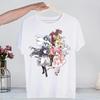 Puella Magi Madoka Magica Tshirt Unisex Retro Washed Vintage Anime Graphic Print Harajuku Streetwear Hip Hop Cotton Short Sleeve