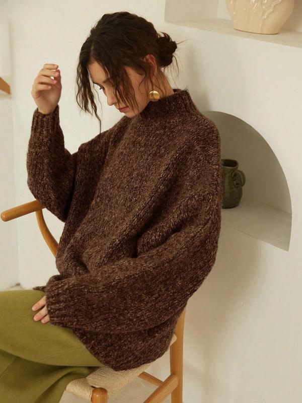 Knitted High Neck Sweater B 92797