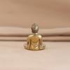 Mini Solid Copper Sakyamuni Buddha Statue Ornament Miniature Figurines