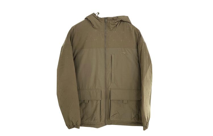 Li Ning Sports Trendy Collection Down Jacket Men s Khaki AYMT211-2 L