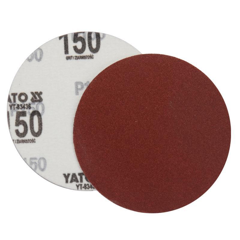 YATO Self-Adhesive Circular Sandpaper for Angle Grinders and Pneumatic Polishers