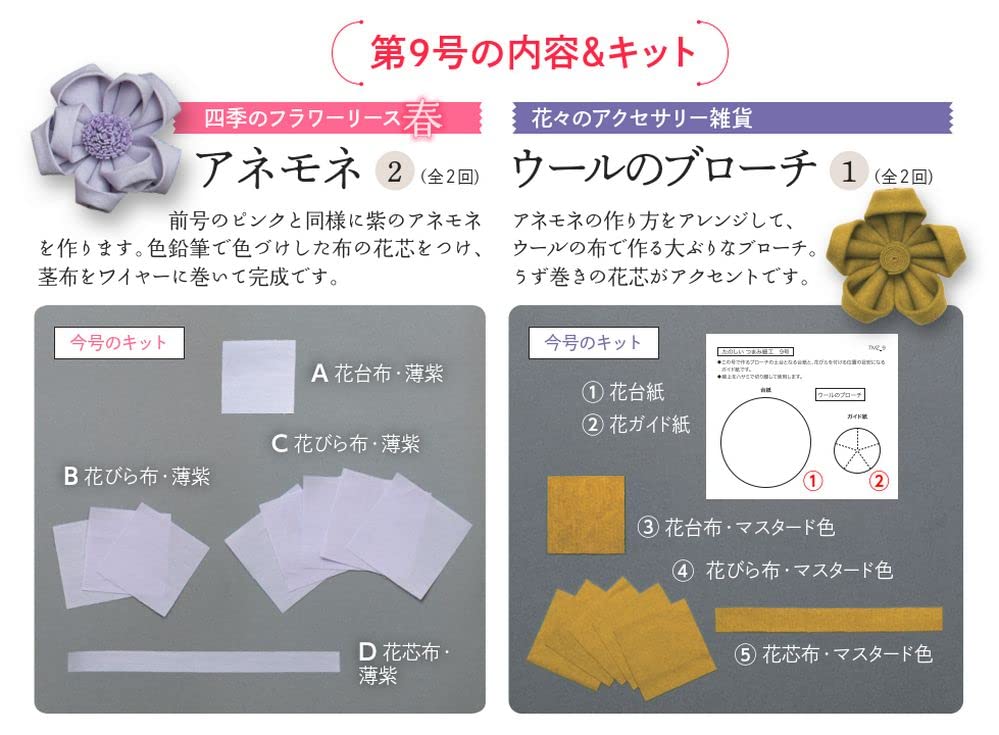 Fun Tsumami Zaiku 9 No. [Encyclopedia] (with kit)