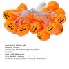 Halloween Light String 3D Pumpkin Design Easy to Use Battery Operated LED Light String Indoor Outdoor Decoration