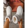 2025 Winter Fleece-Lined Thermal Snow Boots New Arrival Oversized Cuffed Casual Thickened Short Boots