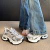 Thick-soled Heightening Silver Women's New Spring and Summer Small Casual Sports Women's Shoes
