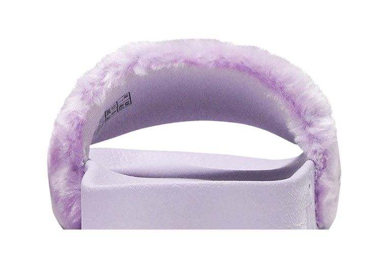 Klapki damskie Puma Fur Slide Rihanna Fenty Orchid Bloom (Kobiety) Kwiat storczyka/Srebrny Puma