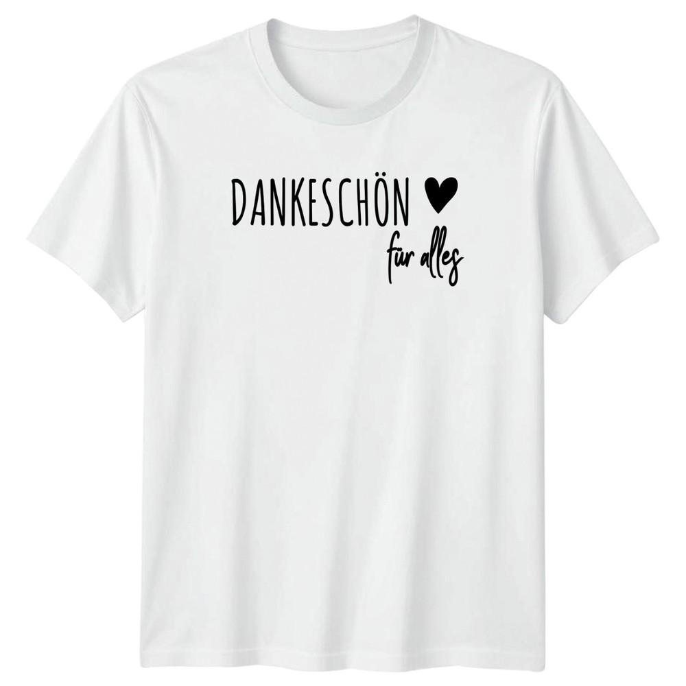 Dankeschon Fur Alles TShirt GerUnisex Language Gratitude Gift For Him And Her S