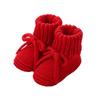 New Baby Bow Tie Knitted Sock Shoes Non-Slip Soft Sole First Walker Socks Cute Crawling Sock for Infants Toddler Footwear