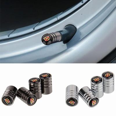 4PCS Alloy Car Wheel Tire Valve Stem Caps Covers For ATS BLS CT4 CT6 CTS EXT SLS SRX STS XLR XT4 Escalade Deville DTS