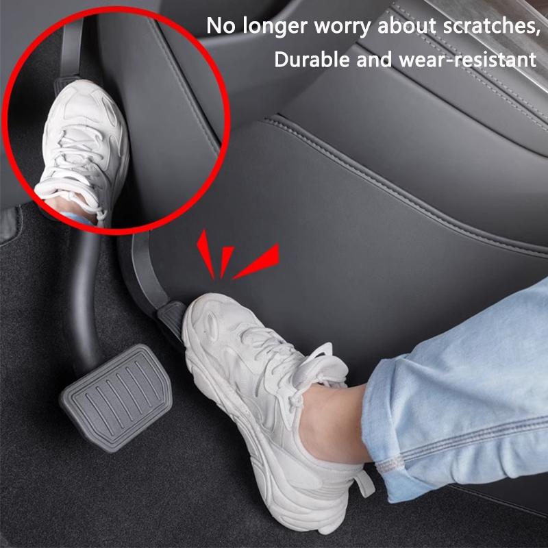 For Tesla Model Y Juniper Car Central Control Side Anti Kick Pad Leather Console Side Anti-dirty Protective Pad Car Accessories