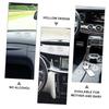 Iplusmile 15pcs Aroma Tablet Set Car Aroma Car Mist Replacement Hollow Scent Round Essential Refill Pad White Pe
