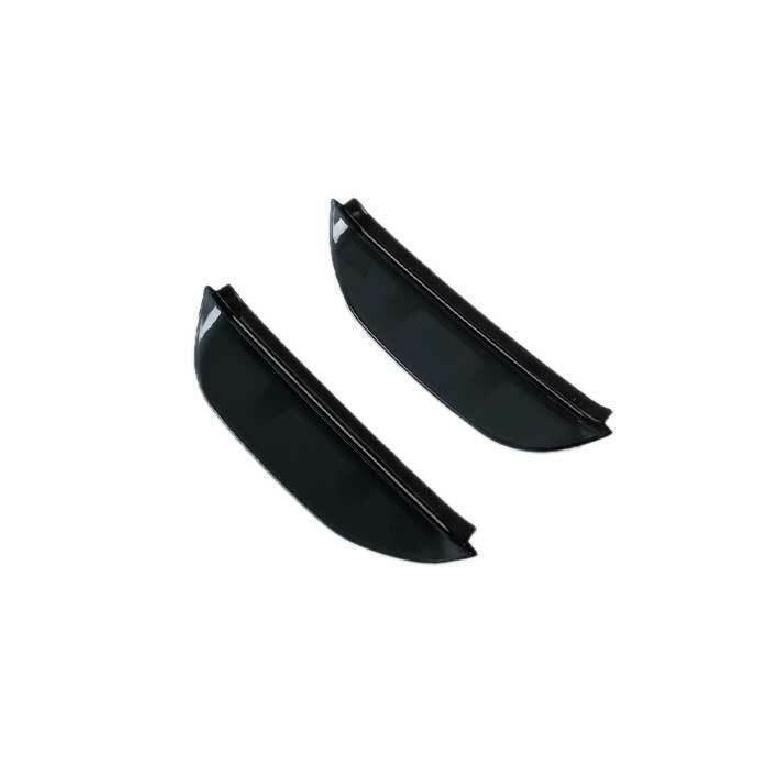 For Ford Explorer 2011-2019 Paint Black Rear View Mirror Rain Eyebrow Trim 2PCS