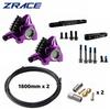 ZRACE XG Road Hydraulic Brake,Flat Mount Caliper,  ICE-TECH Pads, BMX Raceing, Full CNC Lightweight