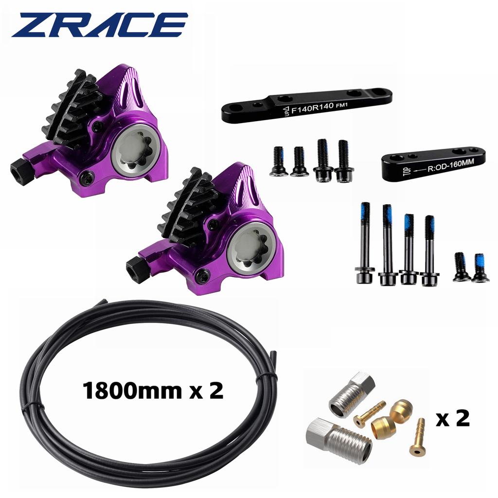 ZRACE XG Road Hydraulic Brake,Flat Mount Caliper, ICE-TECH Pads, BMX Raceing, Full CNC Lightweight