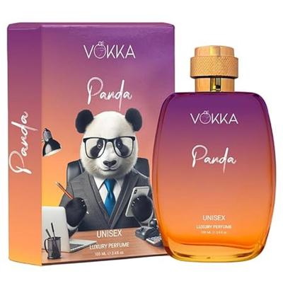 Panda 100ml Parfüm | Unisex Luxus Langanhaltendes Amberparfüm für Männer und Frauen |Süßer Amberduft|Noten: Safran Amber Lederartig