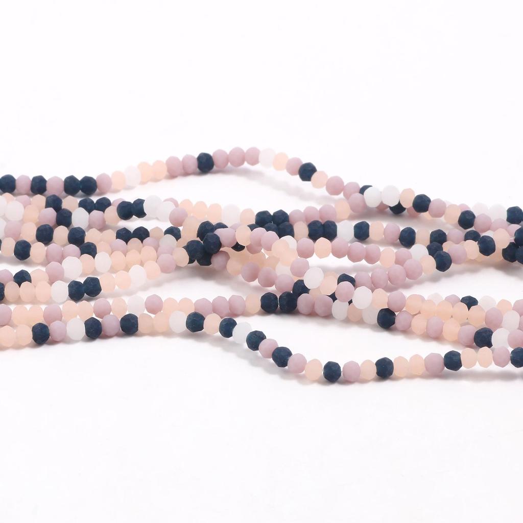 2x3mm Rondell Faceted Crystal Quartz Loose Waist Beads For Jewelry Making DIY Woman Charms Bracelet Necklace Earrings Accessorie