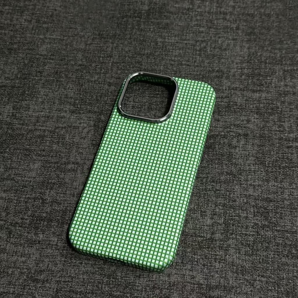 Anwendbar auf IPhone16promax Geprüfte Kunststoff Leder Magnetische Handyhülle Apple 15 Metallrahmen Ultradünne Schutzhülle