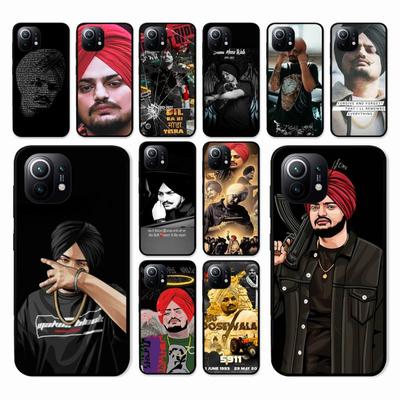 Coque de téléphone rappeur indien Sidhu Moose Wala pour Xiaomi Mi Note 10 Pro 8 Lite 9 Se 10T 6X 6 5X 5 F1 Mix 2S Max 2 3 Housse