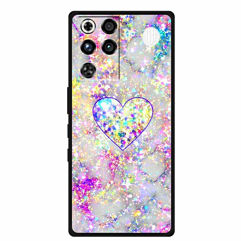 Phone Case For ZTE Nubia RedMagic 11 Pro 5G Back Cover Case Black Silicone TPU Soft Coque For Nubia RedMagic 11Pro Funda Capas
