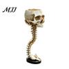 Dark Aesthetic Sculpture Gothic Skull Spine Planter, Resin Skeleton Planter Pot, Horror Halloween Indoor Outdoor Statue Flower Vase, Spooky Home Decor