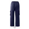 Men's Casual Cargo Pants Loose Fit Straight Leg Multi-Pocket