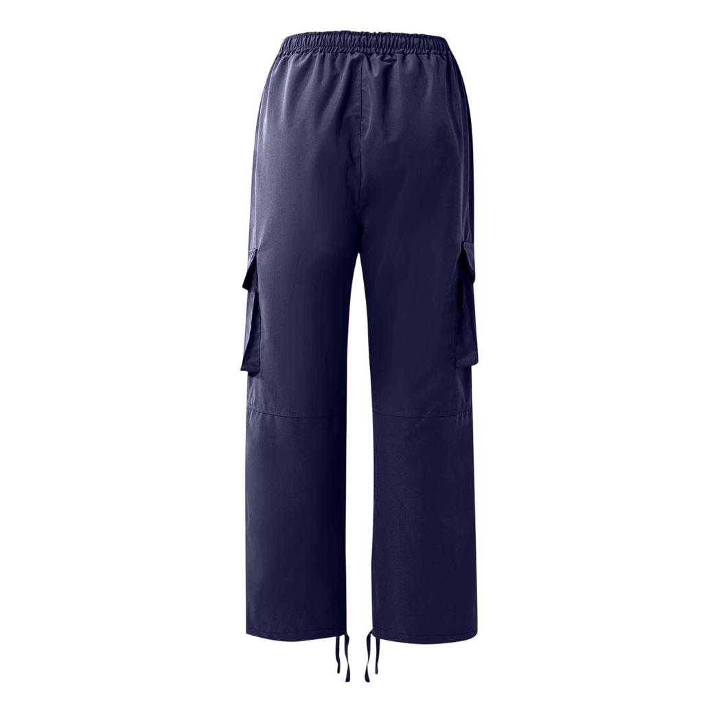 Men's Casual Cargo Pants Loose Fit Straight Leg Multi-Pocket