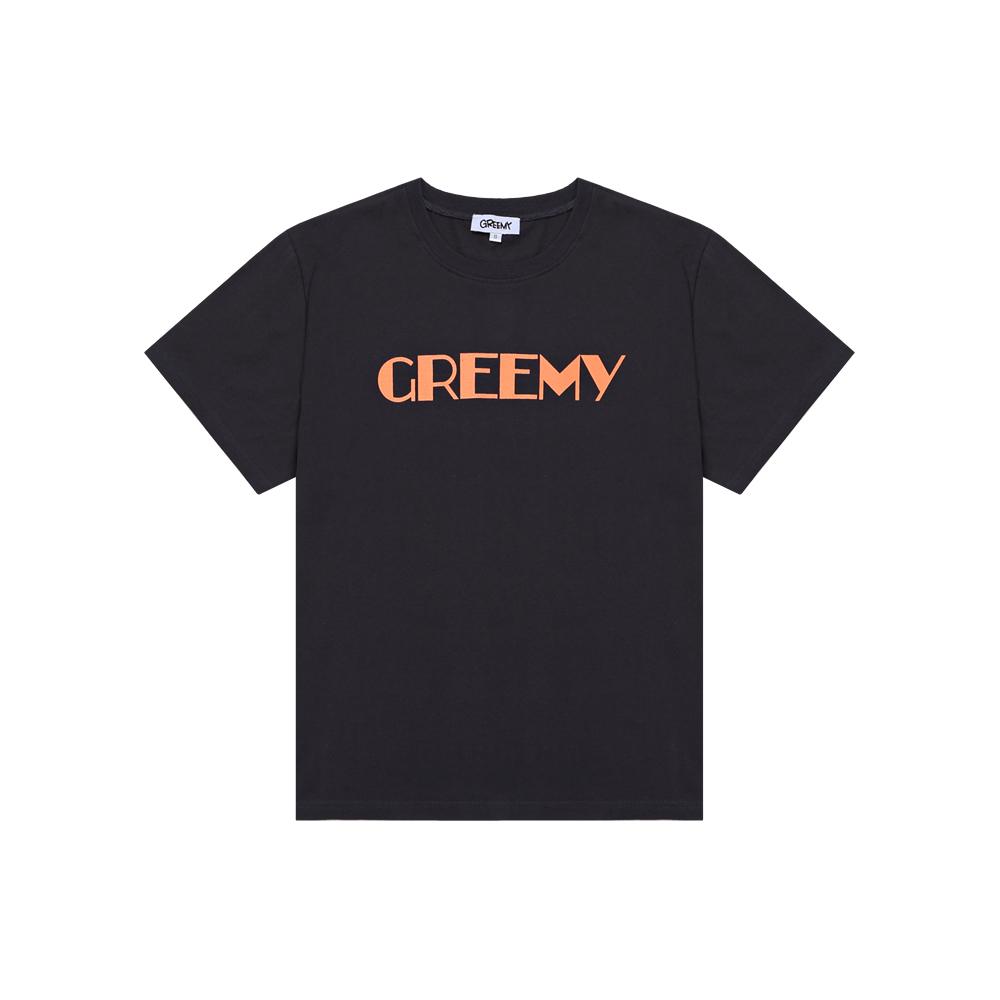 Grimi Simple Logo T-Shirt(Charcoal) L