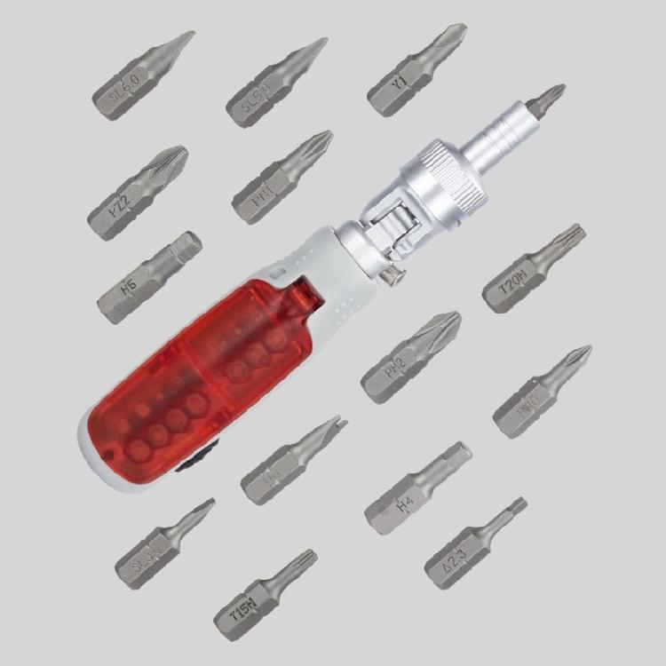 16-in-1 Ratchet Screwdriver Ratchet Screwdriver Set with Bit Magnetic Repair