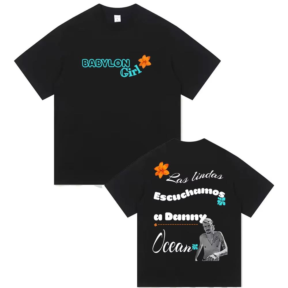 

Rapper Danny Ocean Album 2026 Merch T Shirt Unisex Women Hip Hop Clothing Short Sleeve Tshirts Vintage High Quality Cotton Tees M