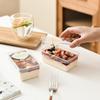 Disposable Transparent Dessert Boxes with Lids (50 Pcs)