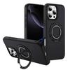Applicable To Apple 17 Mobile Phone Case Niche High-end Carbon Fiber Grain Kevlar Texture Magnetic Suction Iphone16 15 Fulcrum Shell