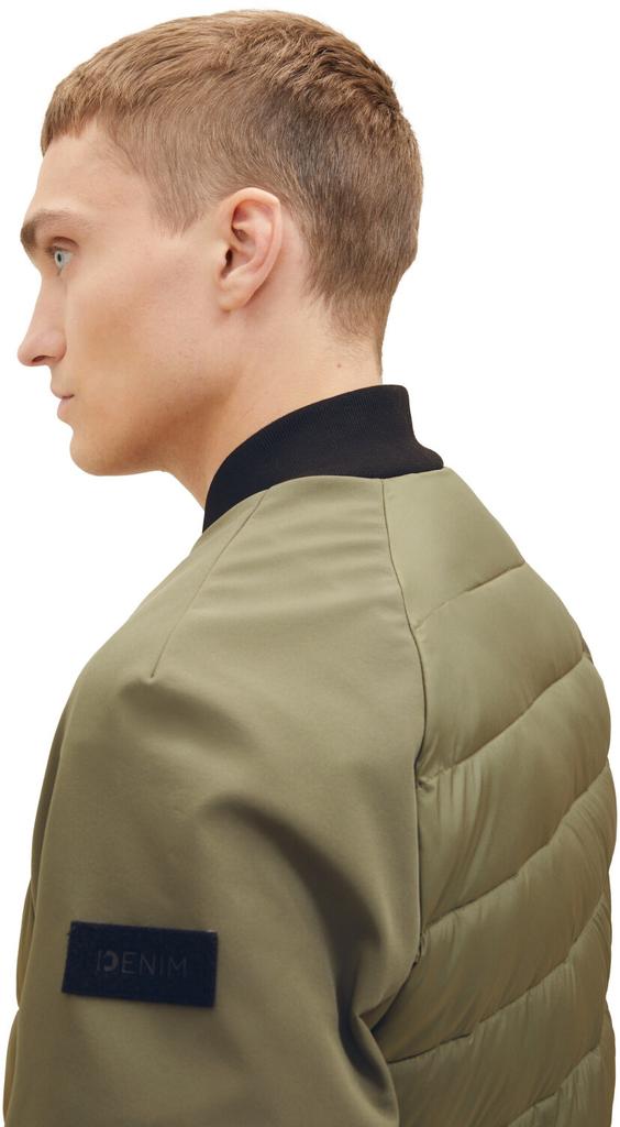 Mid-season Denim Hybrid Jacket Tom Tailor - REPREVE Our Ocean (1036190) Repreve(R) Ocean(R) Dusty Olive Green