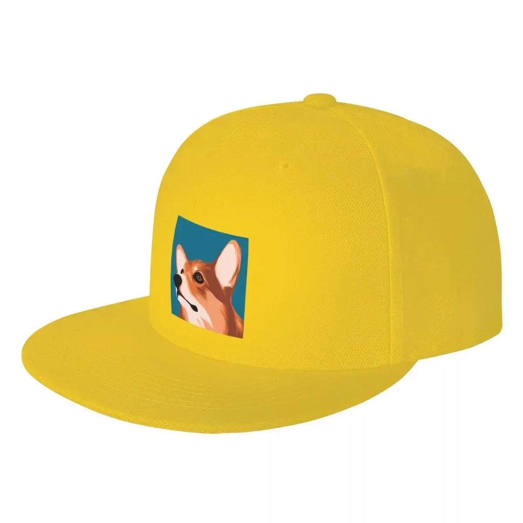 Corgi Baseball Cap Fashion Beach tea Hat Luxury Unisex Hat New In Hat Womens Beach Unisexs