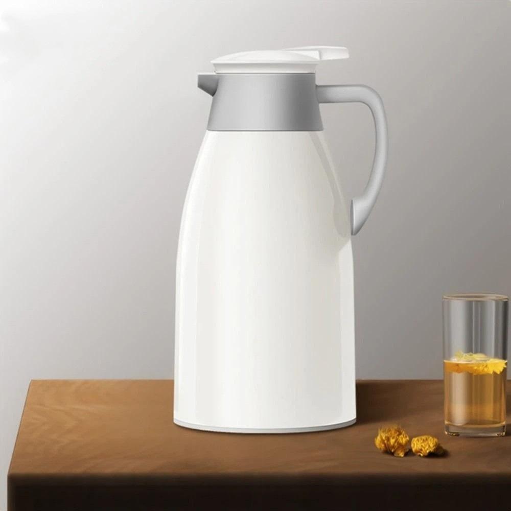 

1300/1900 мл Бутылка-термос Большой емкости Кувшин для горячей воды Термочайник Вакуумная фляга Бытовая 1300ML белый