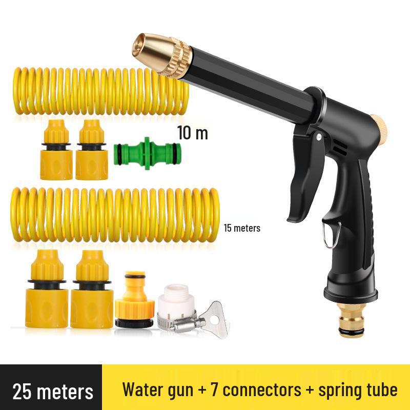 High-Pressure Car Wash Nozzle Spray Gun with Foam Bottle