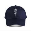 Minimalist Line Art Rose Vinyl Decal Baseball Cap Fashion Unisex Sunhat Womens Outdoor Sports Snapback Cap