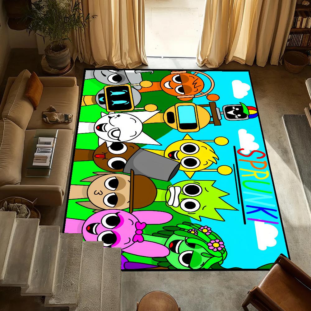 Door Mat Anti-Slip Kitchen Bedroom Game Handmade Tufted Rug I-Incredibox Carpet Living S-Sprunki Room Entrance Decoration