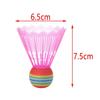 6Pcs EVA Badminton Shuttlecocks Rainbow Ball Head Badminton Trainer Durable Badminton Ball  Outdoor