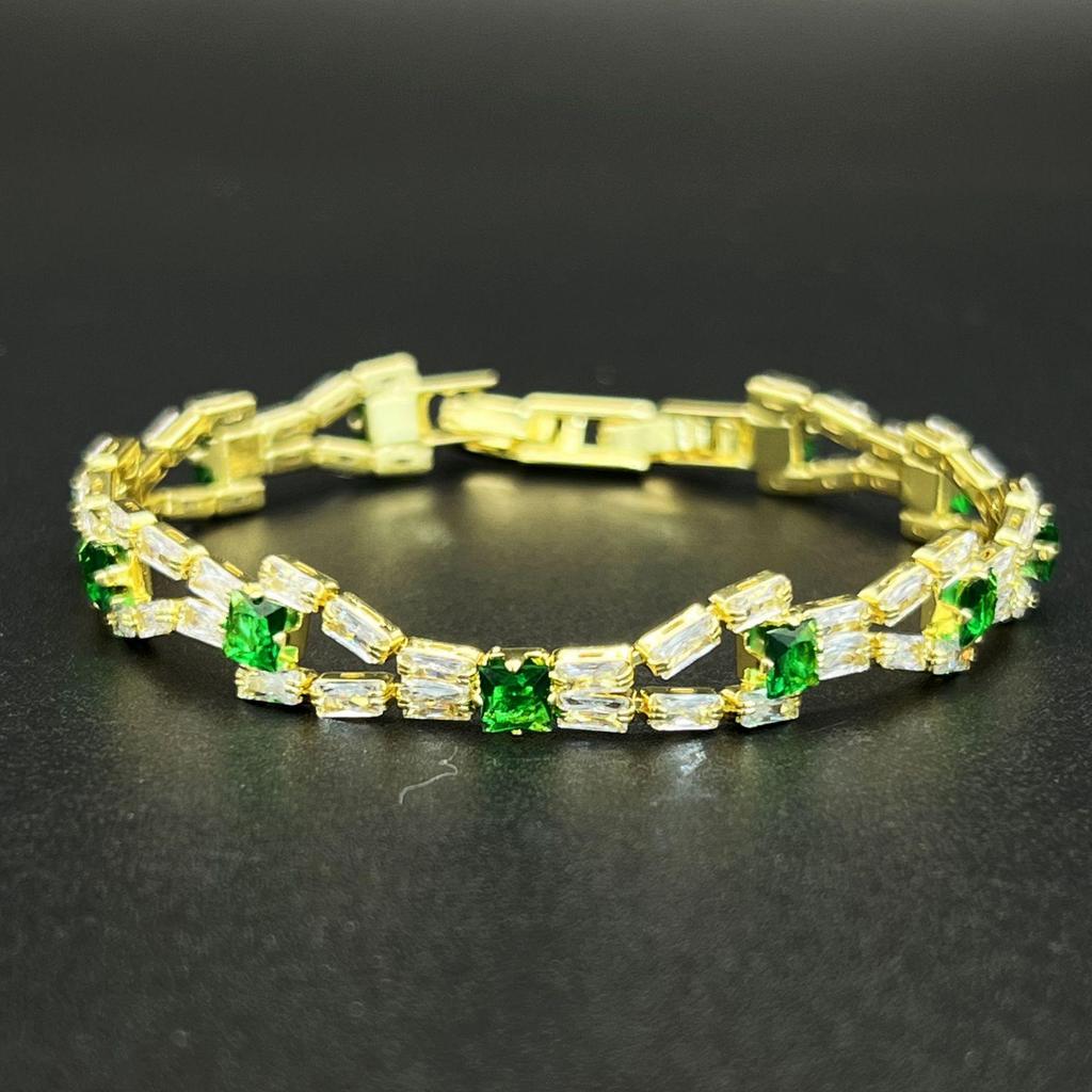 Luxurious Zircon Diamond Tennis Chain Bracelet