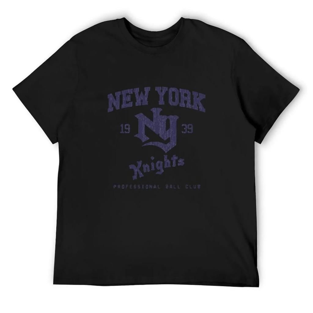 The Natural New York NY Knights Baseball Team T-Shirt plus size tops heavyweights customs design your own cotton t shirt men